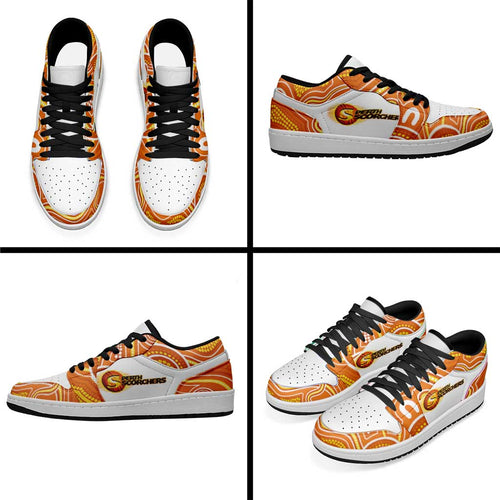 Perth Scorchers 2026 Cricket Low Sneakers Aboriginal Art