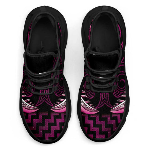 Pink Matariki New Zealand Clunky Sneakers Maori Poutama Galaxy Vibes