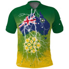 (Custom Personalised) Darts Australia Polo Shirt Map Flag