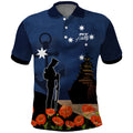 Custom Australia Royal Navy Polo Shirt - Australian Navy Anzac Blue