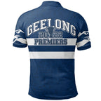 Australian Football League 2022 Premiership Geelong Cats Polo Shirt Blue Style LT6