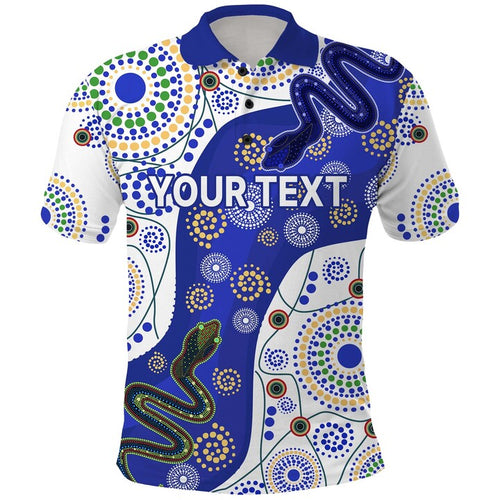 Custom Aboriginal Eels Polo Shirt LT9