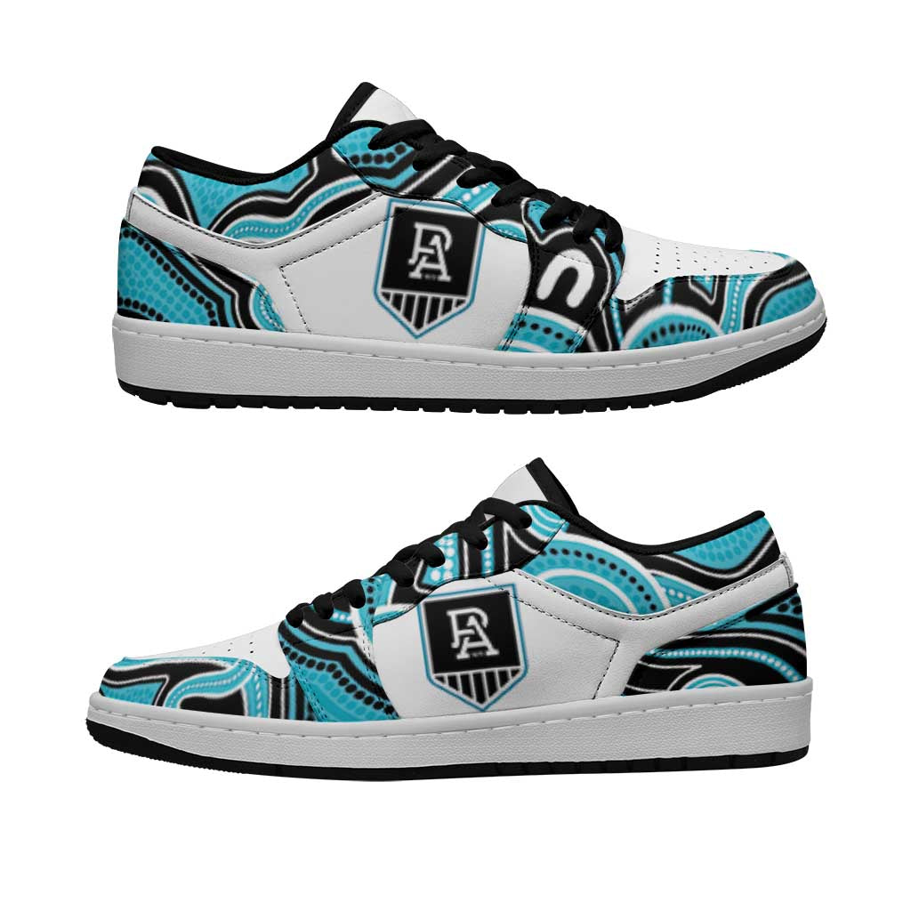 Port Adelaide Football 2026 Low Sneakers Aboriginal Art