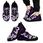 Purple Maori Koru New Zealand Sneakers