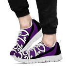 Purple Maori Koru New Zealand Sneakers