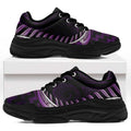Purple Matariki New Zealand Chunky Sneakers Maori Poutama Galaxy Vibes