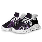 Purple New Zealand Clunky Sneakers Aotearoa Silver Fern With Manaia Maori Unique