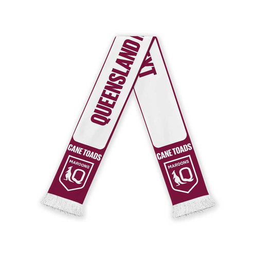 QLD Maroons Rugby Personalised Ruffneck Scarf 2026 Go Champions