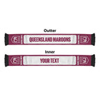 QLD Maroons Rugby Personalised Ruffneck Scarf 2026 Go Champions