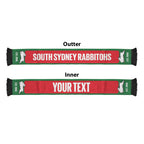 Rabbitohs Rugby Personalised Ruffneck Scarf 2026 Go Champions