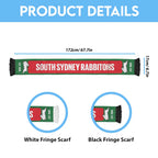 Rabbitohs Rugby Personalised Ruffneck Scarf 2026 Go Champions