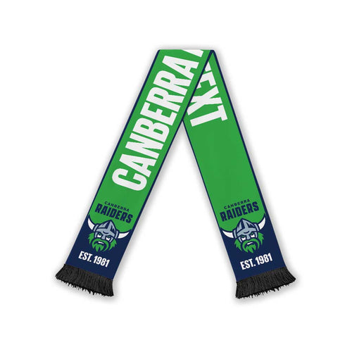 Raiders Rugby Personalised Ruffneck Scarf 2026 Go Champions