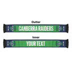 Raiders Rugby Personalised Ruffneck Scarf 2026 Go Champions