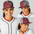 Red New Zealand Baseball Net Cap Aotearoa Kowhaiwhai Mix Taniko Art - Aussie Hoodie