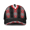 Red Taniko Aotearoa Baseball Net Cap Niho Taniwha Mix Poutama - Aussie Hoodie