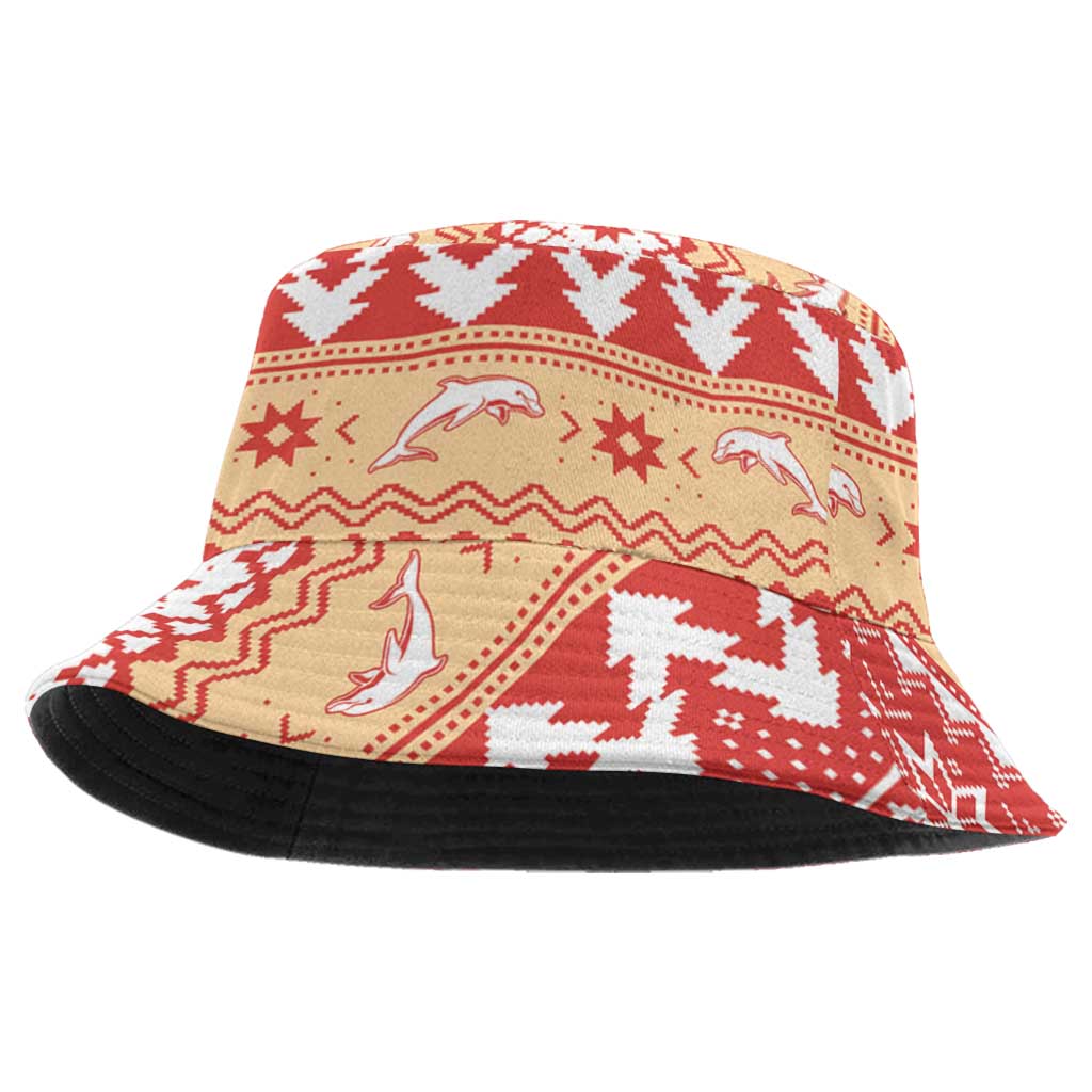 Redcliffe Strong Dolphins Bucket Hat Christmas Rugby League Spirit - Aussie Hoodie