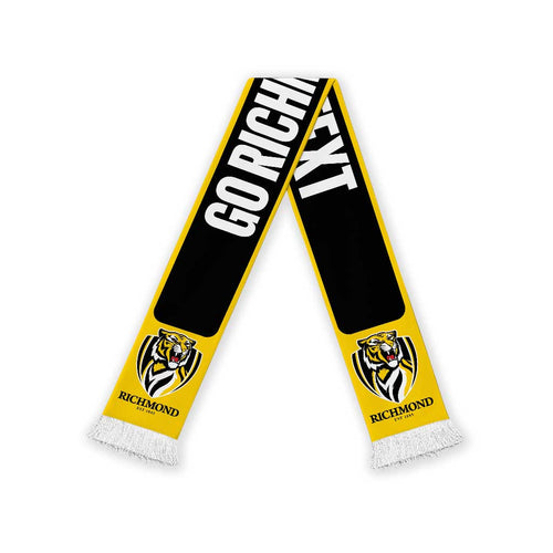 Richmond Football Personalised Ruffneck Scarf 2026 Go Champions