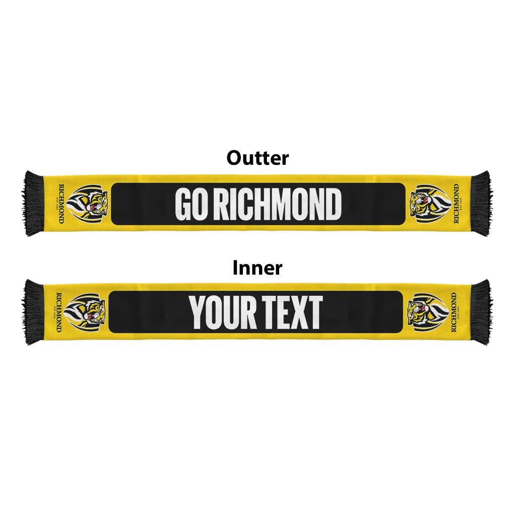 Richmond Football Personalised Ruffneck Scarf 2026 Go Champions