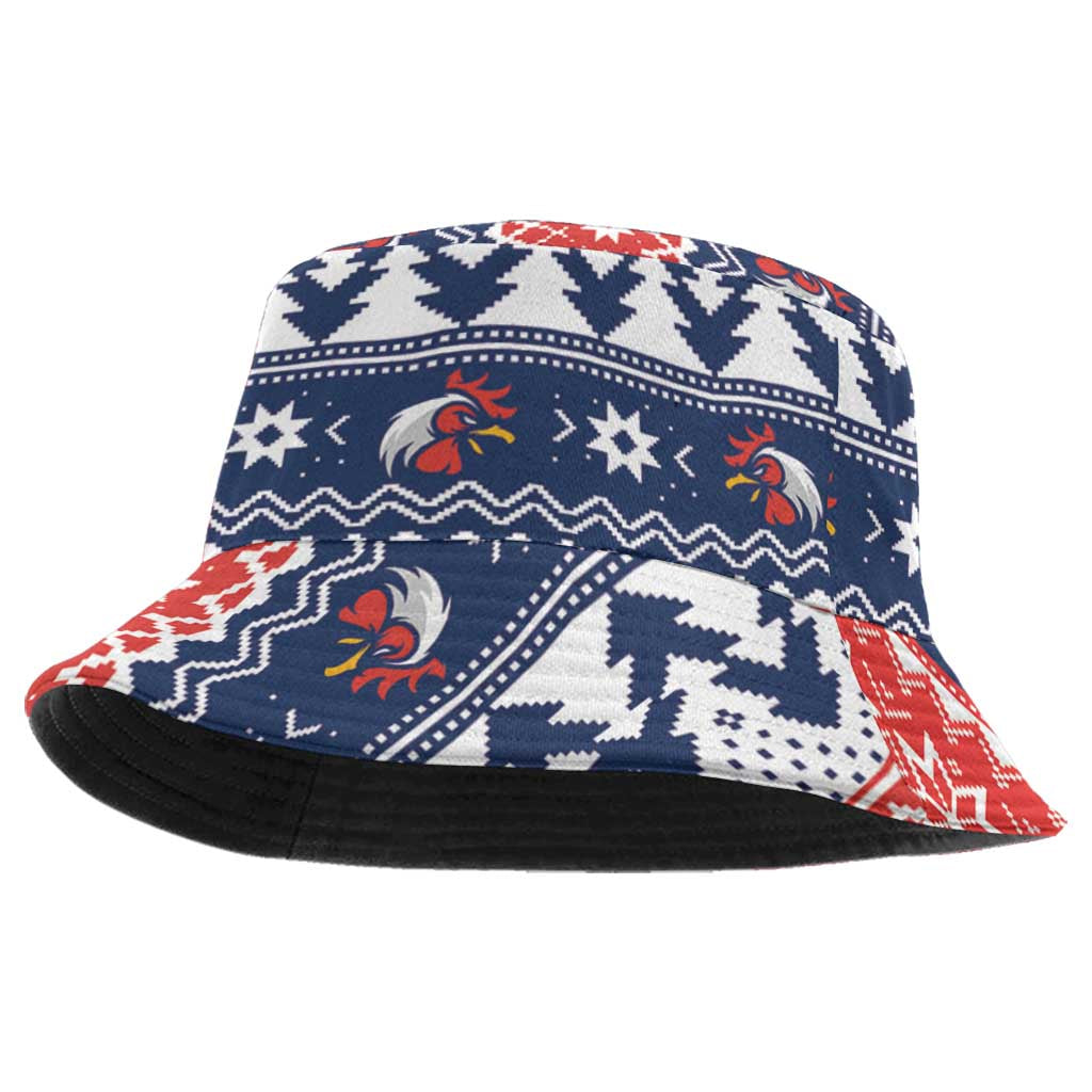 Roosters Xmas Glory Bucket Hat Christmas Rugby League Spirit LT9
