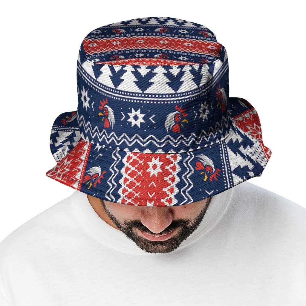 Roosters Xmas Glory Bucket Hat Christmas Rugby League Spirit LT9