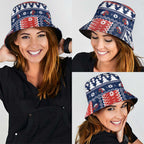 Roosters Xmas Glory Bucket Hat Christmas Rugby League Spirit LT9