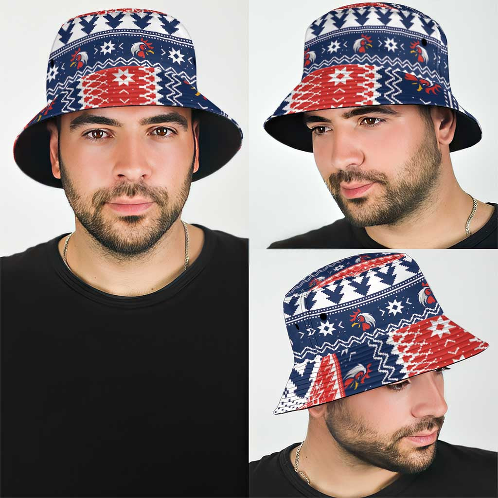 Roosters Xmas Glory Bucket Hat Christmas Rugby League Spirit LT9