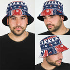 Roosters Xmas Glory Bucket Hat Christmas Rugby League Spirit LT9