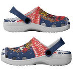 Roosters Xmas Glory Clogs Shoes Christmas Rugby League Spirit - Aussie Hoodie