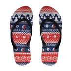 Roosters Xmas Glory Flip Flops Christmas Rugby League Spirit - Aussie Hoodie