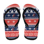 Roosters Xmas Glory Flip Flops Christmas Rugby League Spirit - Aussie Hoodie