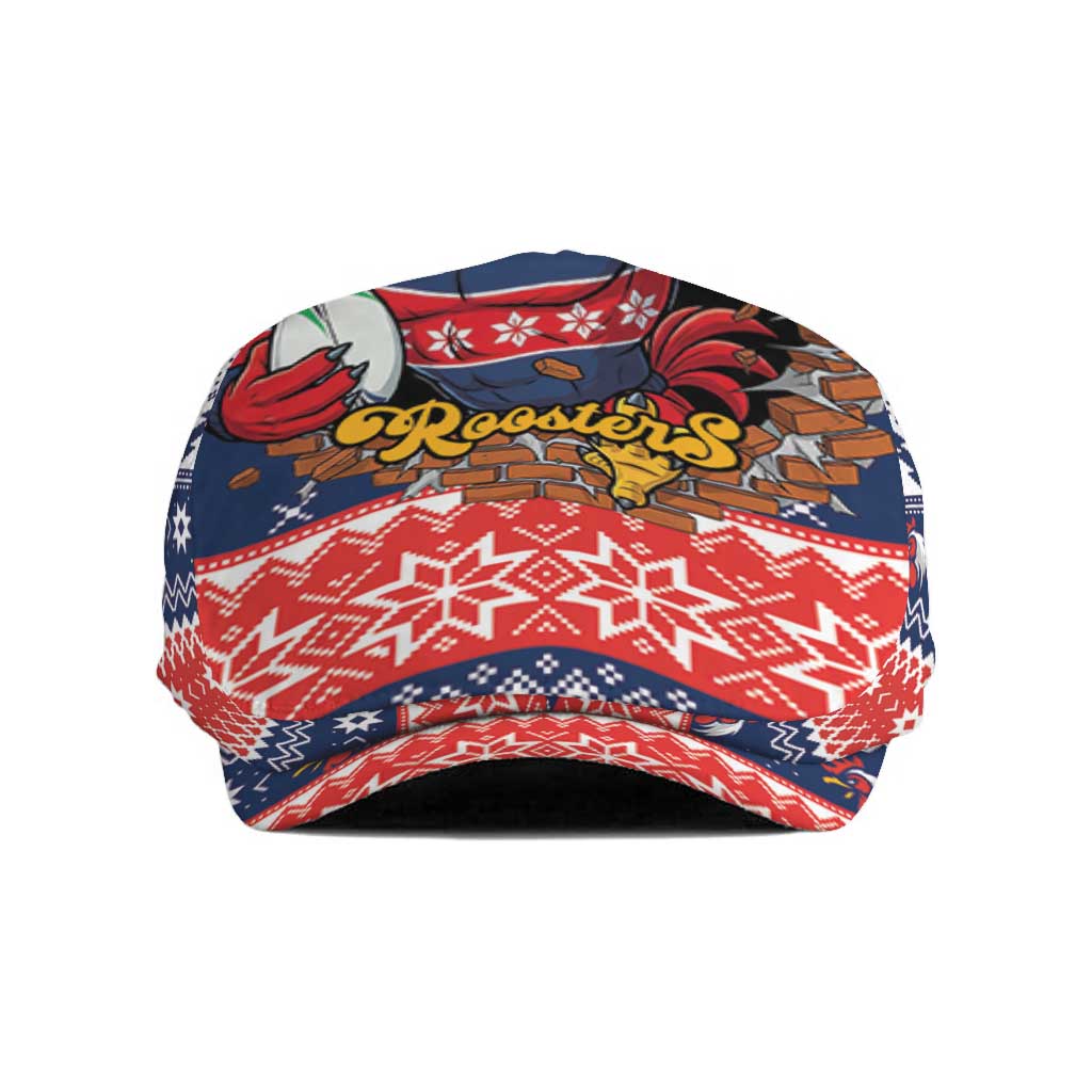Roosters Xmas Glory Jeff Hat Christmas Rugby League Spirit - Aussie Hoodie
