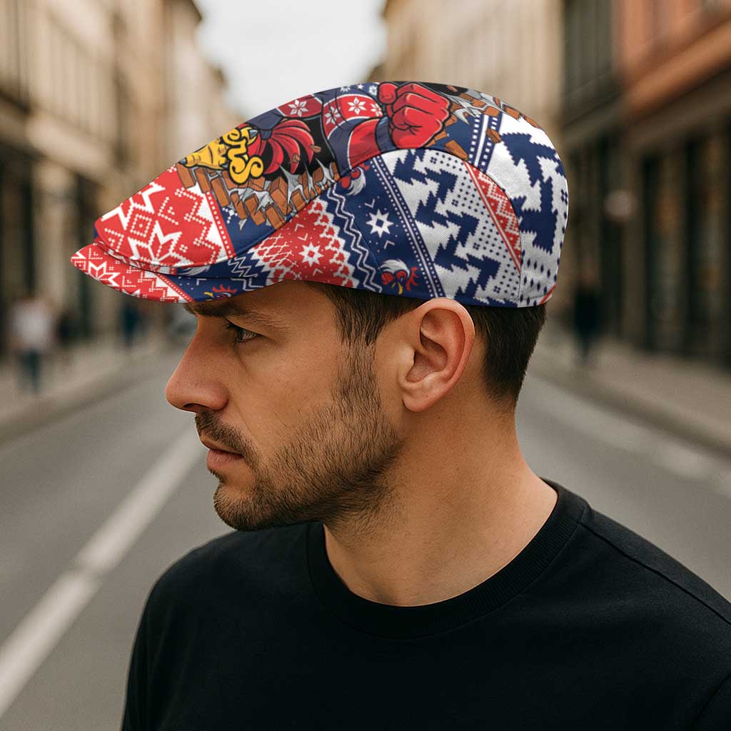 Roosters Xmas Glory Jeff Hat Christmas Rugby League Spirit - Aussie Hoodie