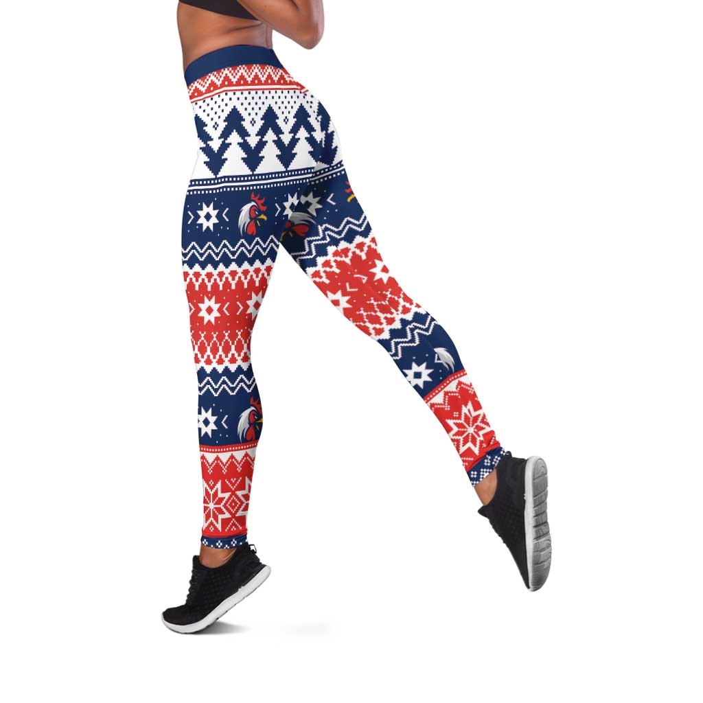 Roosters Xmas Glory Leggings Christmas Rugby League Spirit - Aussie Hoodie
