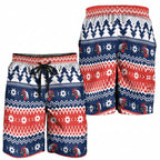 Roosters Xmas Glory Shorts for Men Christmas Rugby League Spirit - Aussie Hoodie