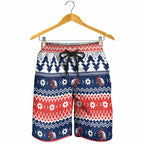 Roosters Xmas Glory Shorts for Men Christmas Rugby League Spirit - Aussie Hoodie