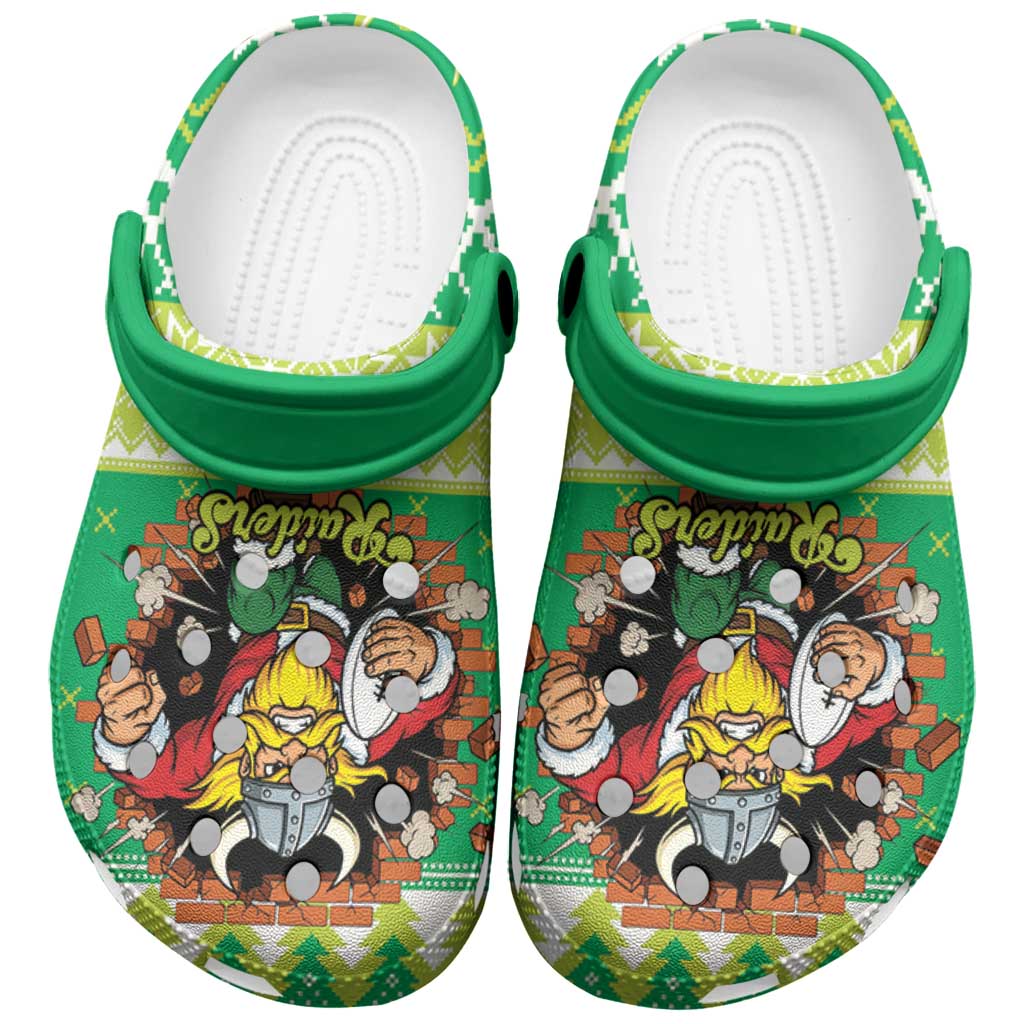 Santa Raiders Clogs Shoes Christmas Rugby League Spirit - Aussie Hoodie