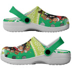 Santa Raiders Clogs Shoes Christmas Rugby League Spirit - Aussie Hoodie