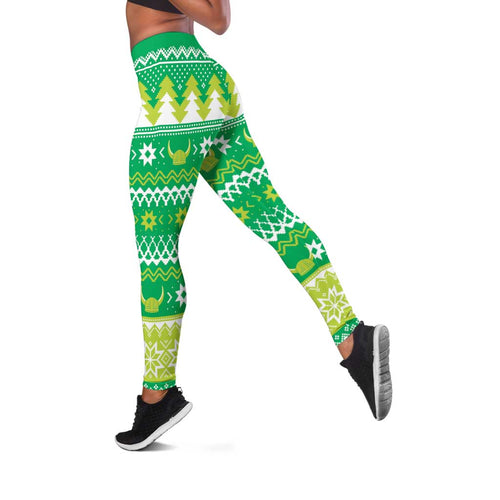 Santa Raiders Leggings Christmas Rugby League Spirit - Aussie Hoodie