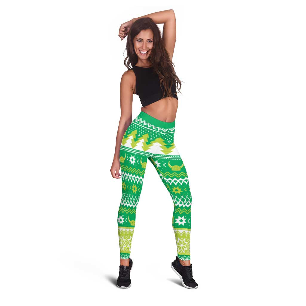 Santa Raiders Leggings Christmas Rugby League Spirit - Aussie Hoodie