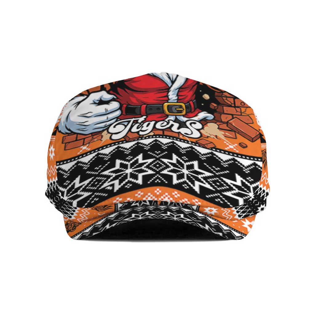 Santa Tiger Roar Jeff Hat Christmas Rugby League Spirit - Aussie Hoodie