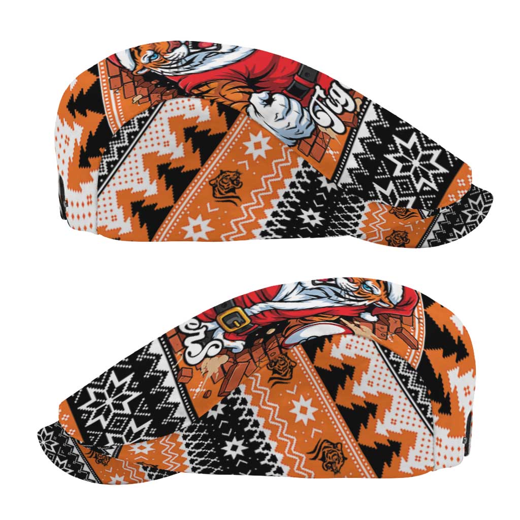 Santa Tiger Roar Jeff Hat Christmas Rugby League Spirit - Aussie Hoodie