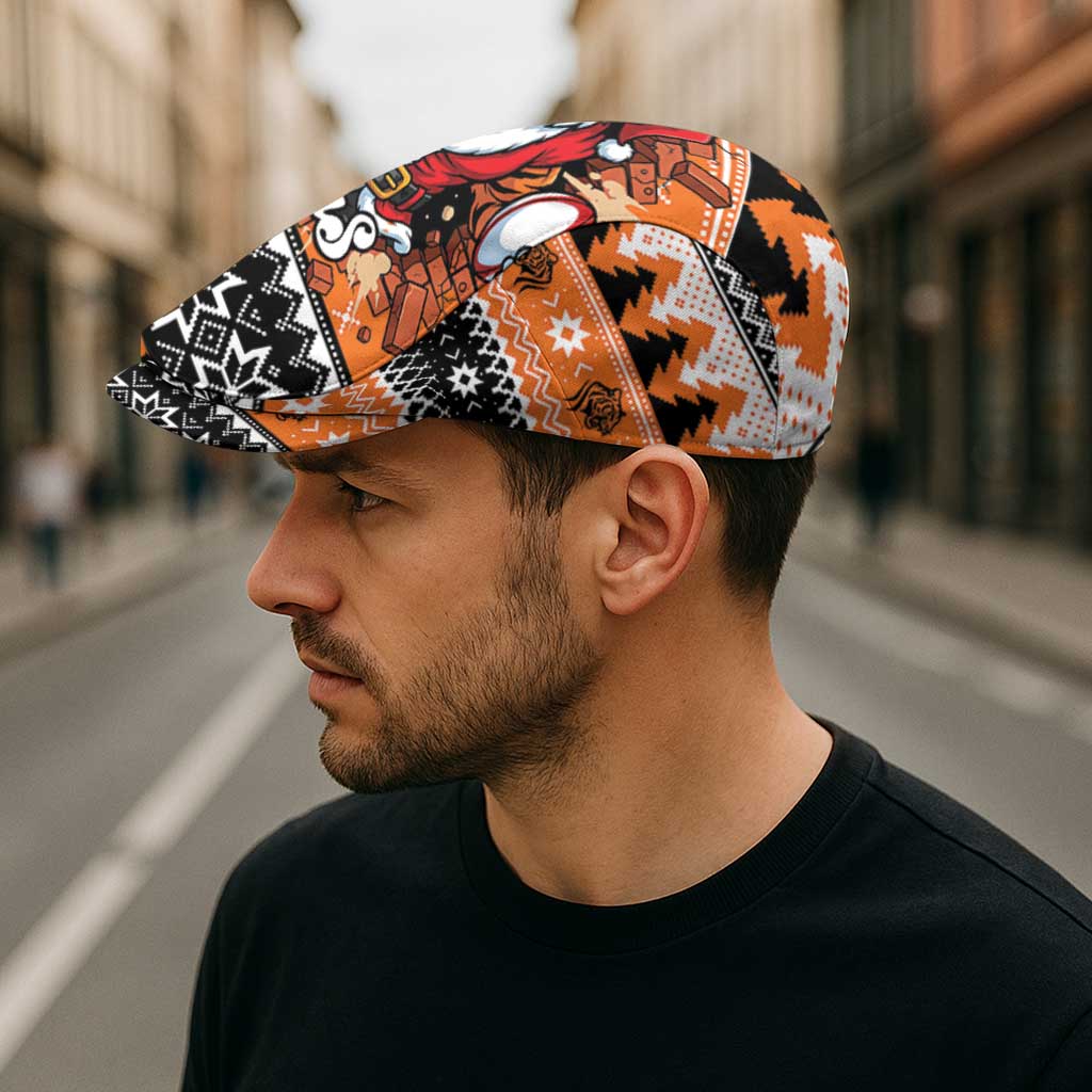 Santa Tiger Roar Jeff Hat Christmas Rugby League Spirit - Aussie Hoodie