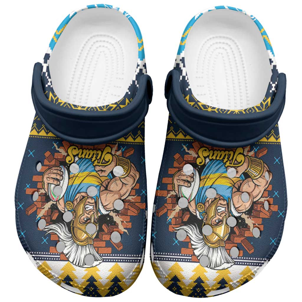 Santa’s Titan Warrior Clogs Shoes Christmas Rugby League Spirit - Aussie Hoodie