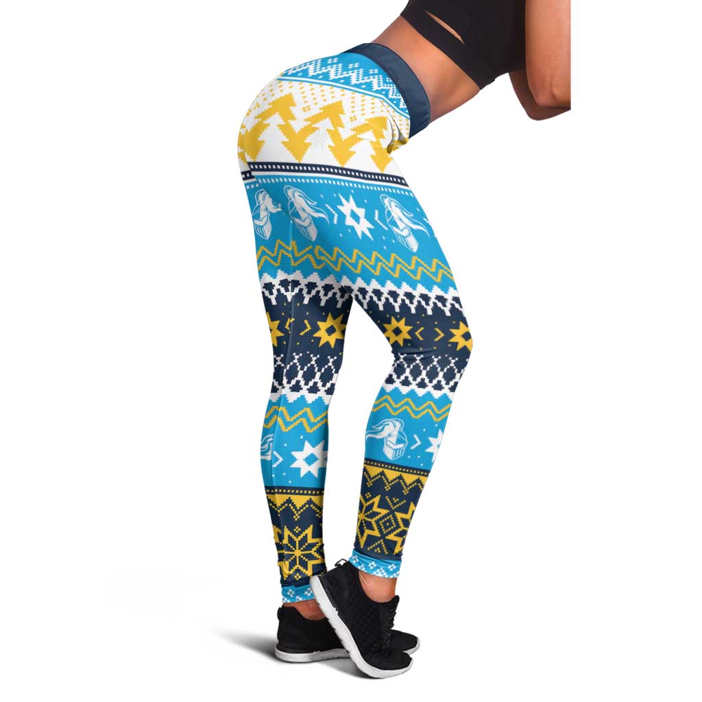 Santa’s Titan Warrior Leggings Christmas Rugby League Spirit - Aussie Hoodie