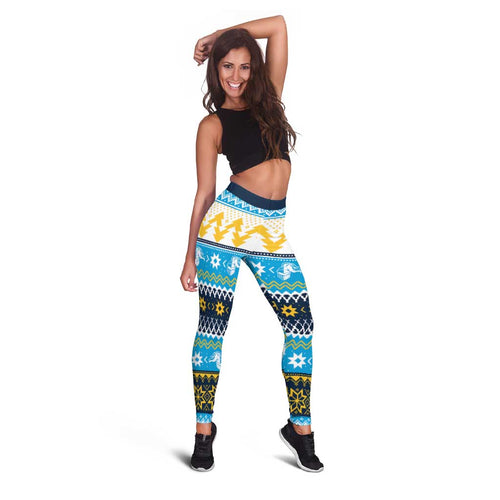 Santa’s Titan Warrior Leggings Christmas Rugby League Spirit - Aussie Hoodie