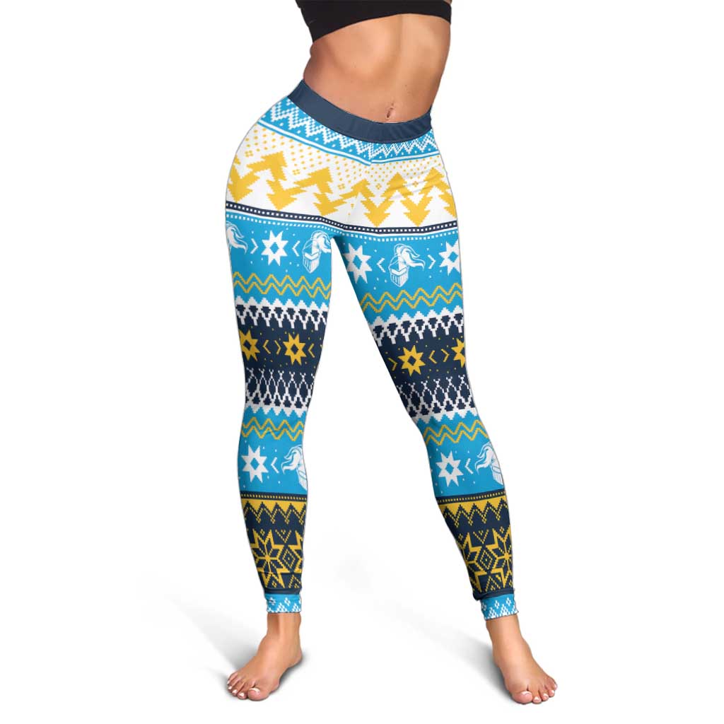 Santa’s Titan Warrior Leggings Christmas Rugby League Spirit - Aussie Hoodie