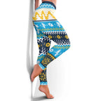 Santa’s Titan Warrior Leggings Christmas Rugby League Spirit - Aussie Hoodie