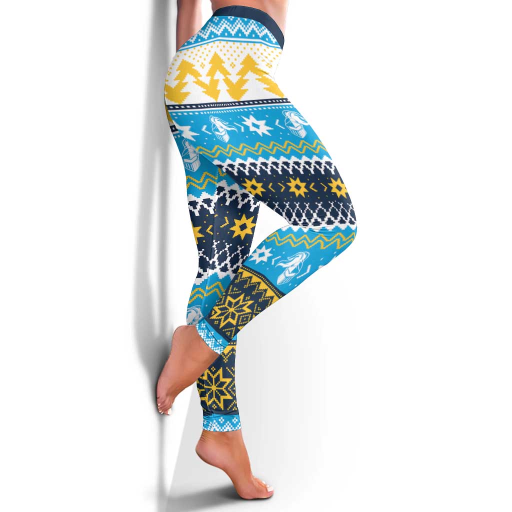 Santa’s Titan Warrior Leggings Christmas Rugby League Spirit - Aussie Hoodie