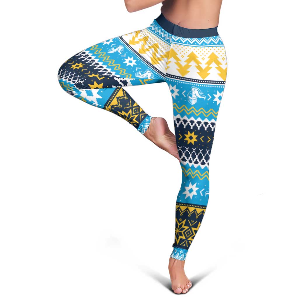 Santa’s Titan Warrior Leggings Christmas Rugby League Spirit - Aussie Hoodie
