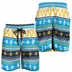 Santa’s Titan Warrior Shorts for Men Christmas Rugby League Spirit - Aussie Hoodie